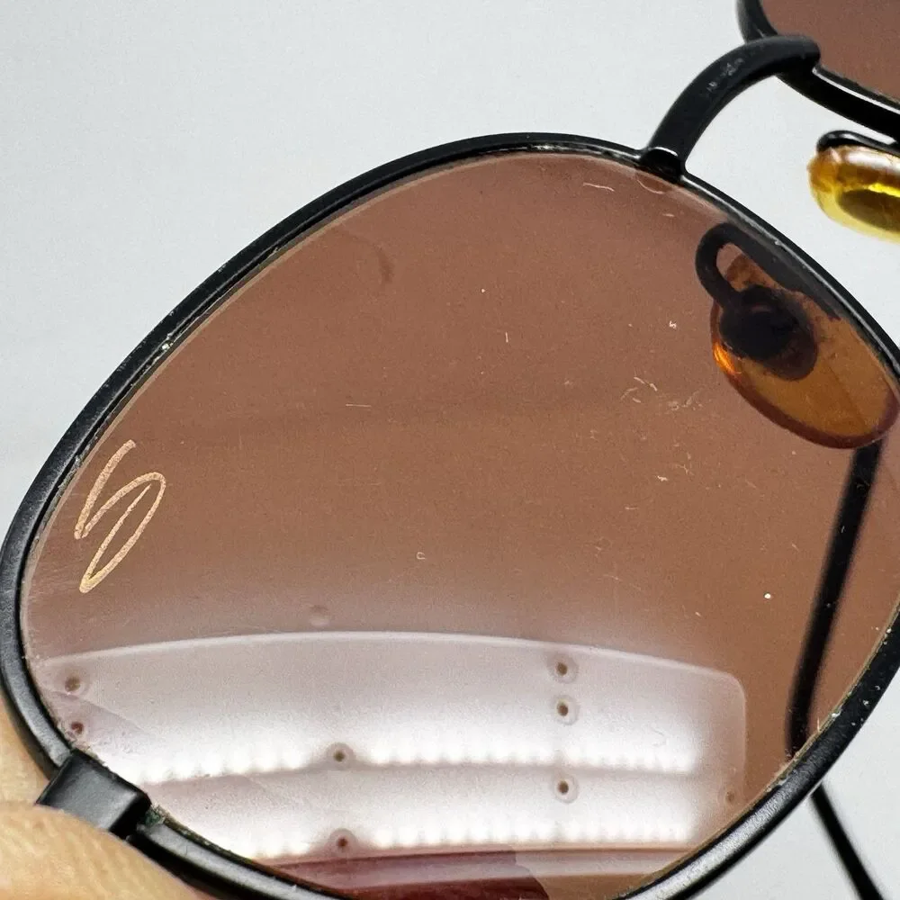 Serengeti 6470 Tradewind Black Drivers Sunglasses Brown Lenses 47-18-145 Vintage